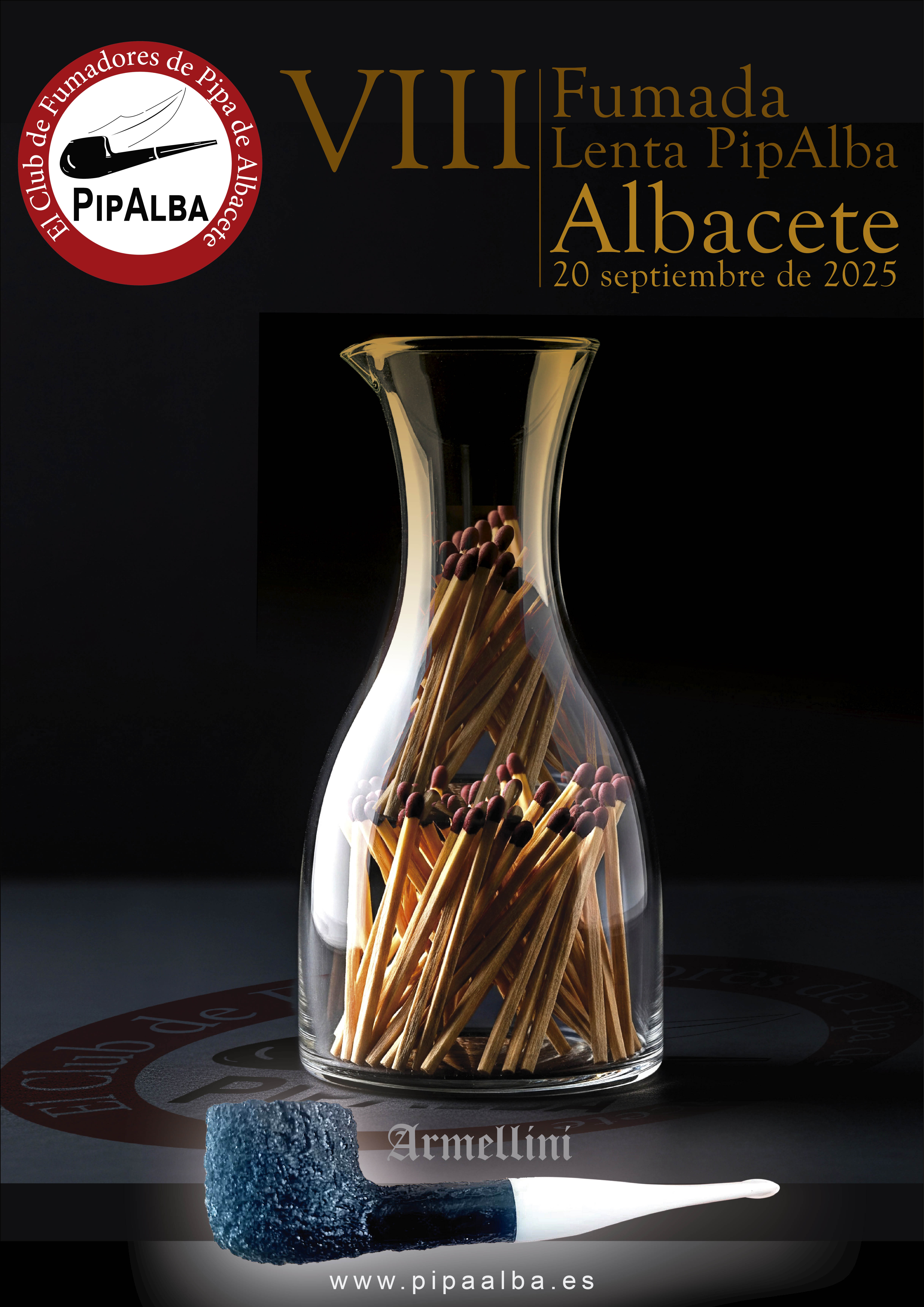 Cartel VIII Fumada Lenta PipAlba 2025